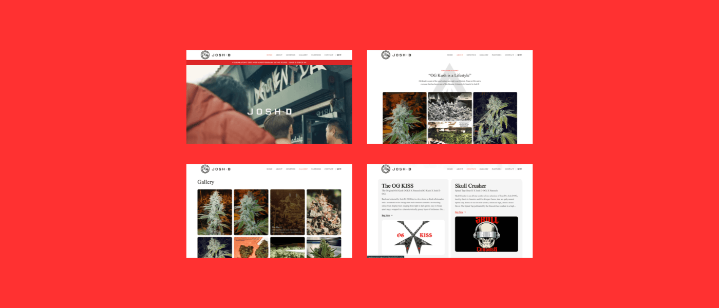 Josh D OG Kush - Building a Digital Home for a 30-Year Cannabis Legacy