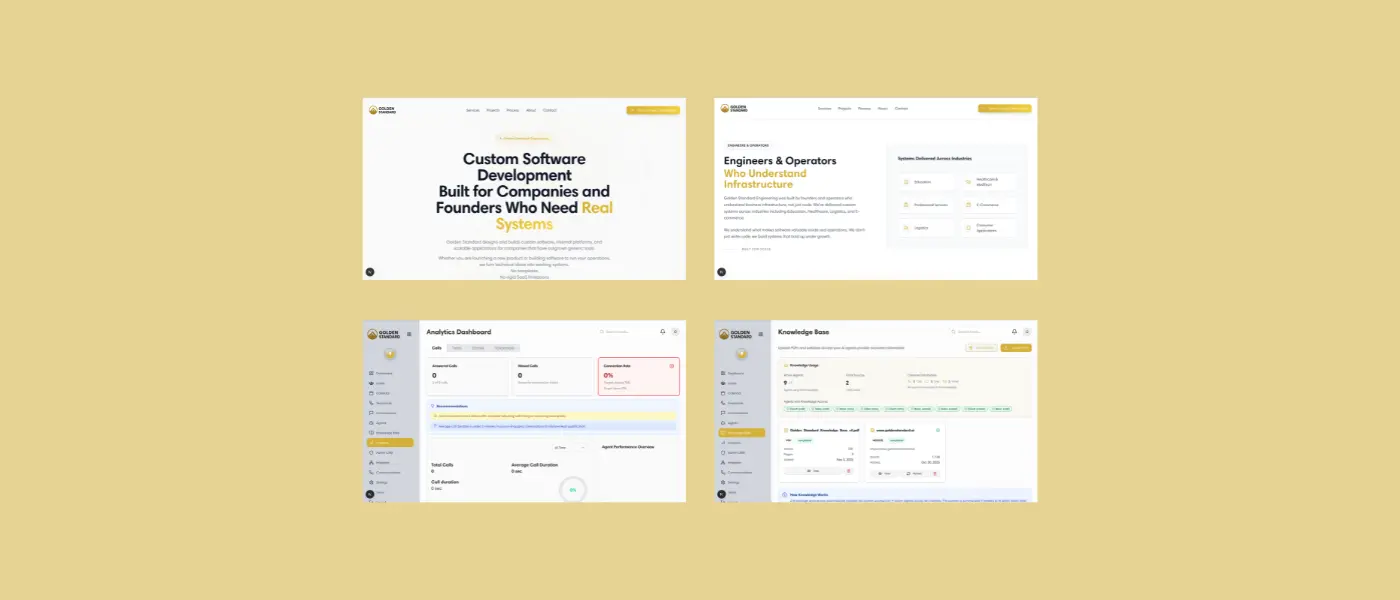 Golden Standard - Building a Comprehensive AI-Powered CRM for Multi-Channel Lead Engagement